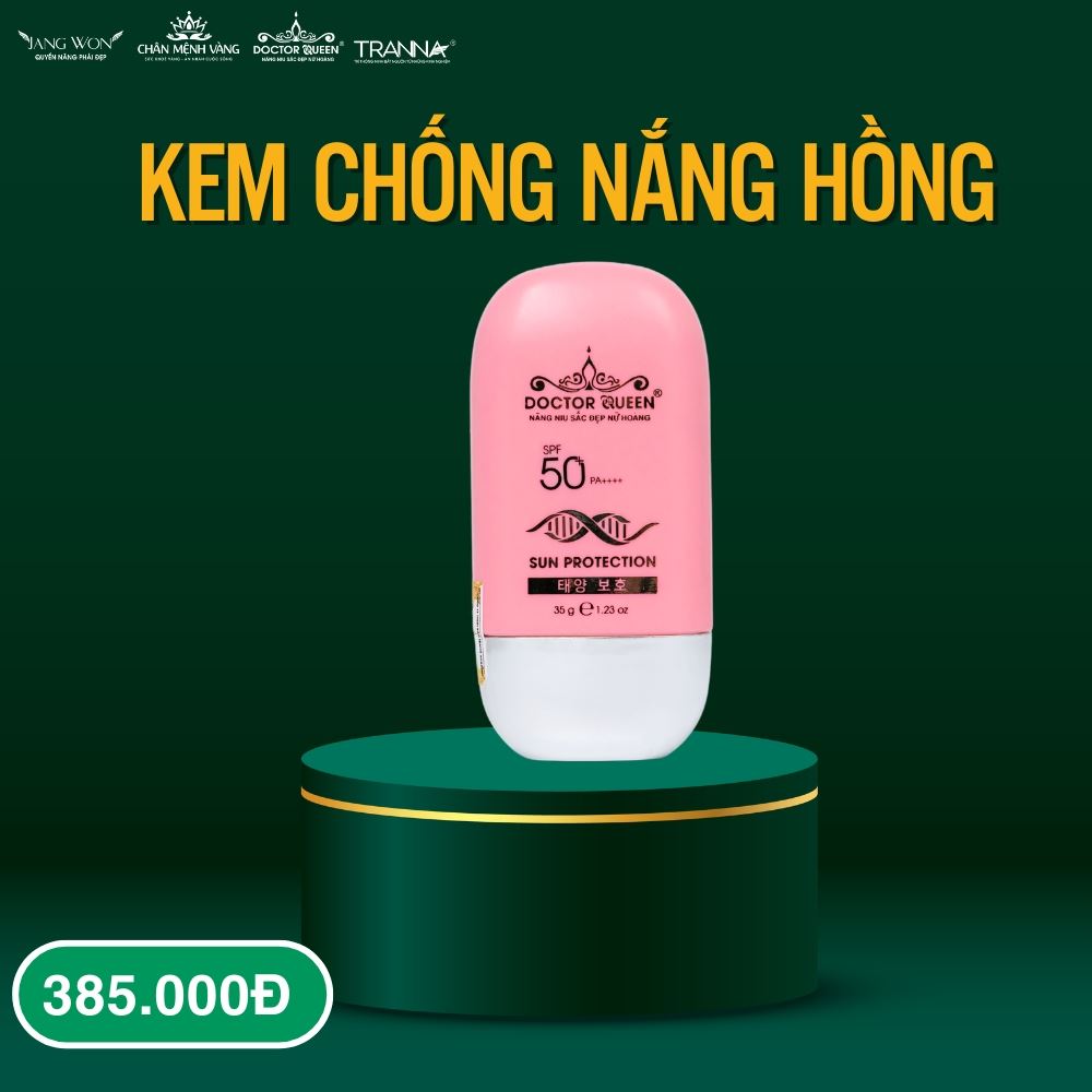 Kem chống nắng hồng 